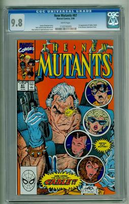 NEW MUTANTS 87 CGC 98 FIRST CABLE