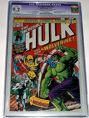  Incredible Hulk 181 CGC 92