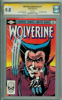 WOLVERINE LIMITED 1 CGC 98 SS STAN LEE SIGNATURE SERIES 1982
