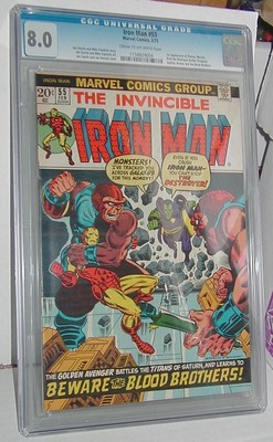 Iron Man    55   1973  1st Thanos   Drax  CGC Certified  