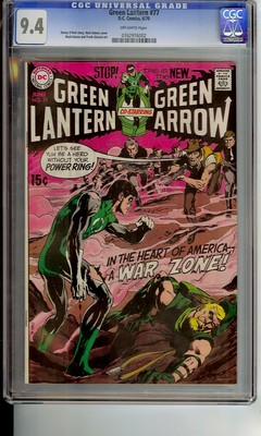 Green Lantern 77 CGC 94 NM Jun 1970 DC Neal Adams coverart  