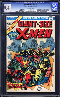 GIANTSIZE XMEN GSXM 1 CGC 94 NEAR MINT OW 1ST NEW XMEN STORM 2ND WOLVERINE