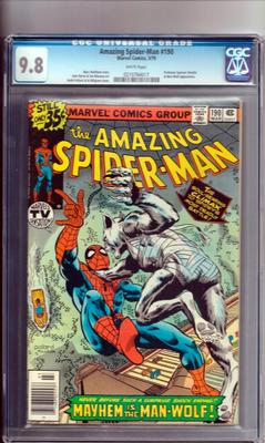 AMAZING SPIDERMAN 190 CGC 98 White Pages  Marvel Comics Stan Lee
