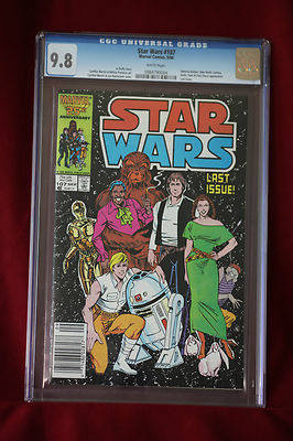 STAR WARS 107 CGC 98 WHITE PAGES FINAL ISSUE MARVEL