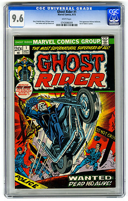 Ghost Rider 1 CGC 96 WHITE 1st Son of Satan Gil Kane Marvel Bronze Age Comic