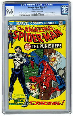 Amazing SpiderMan 129 CGC 96 1st Punisher Gil Kane Marvel Bronze Age Comic