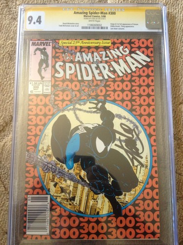 Amazing Spiderman 300 CGC SS STAN LEE 94 NM