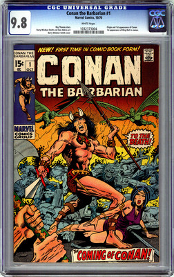 Conan the Barbarian 1 CGC 98 NMM White pages Barry WindsorSmith