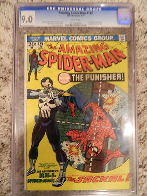 The Amazing SpiderMan 129 Feb 1974 Marvel CGC 90 1st  punisher