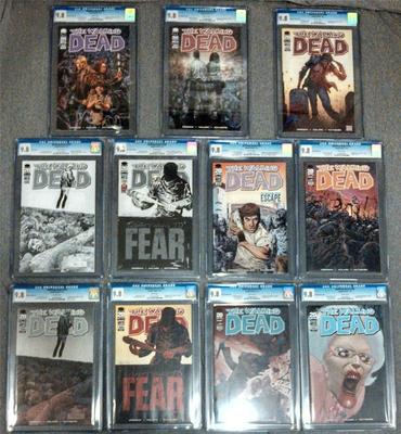 THE WALKING DEAD 100 11 DIFFERENT VARIANTS all CGC 98 Includes Sketch  Escape