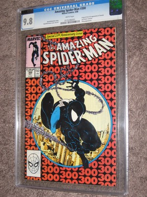 AMAZING SPIDERMAN 300 CGC 98 1st Appearance of Venom 1988 TODD MCFARLANE Art