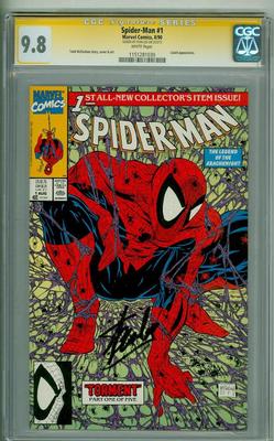 SPIDERMAN 1 CGC 98 SS STAN LEE SIGNATURE SERIES 1990