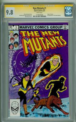 NEW MUTANTS 1 CGC 98 SS STAN LEE SIGNATURE SERIES 1983