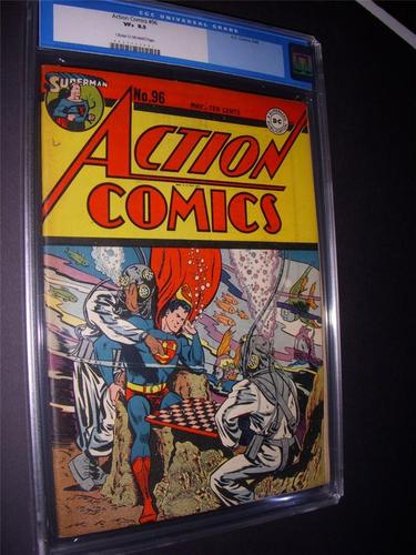 ACTION COMICS 96 CGC VF 85 DC HIGH GRADE DC GOLDEN AGE DEEP SEA CHECKERS