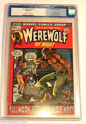 RARE VINTAGE Werewolf by Night 1 1972  CGC 94 White pages First issue