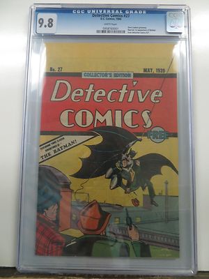 Detective Comics 27 CGC 98 Oreo Cookie WHITE PAGES  1984 1ST BATMAN Appearance