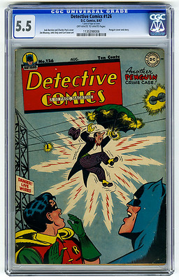 Detective Comics 126 CGC 55 OWW Batman Penguin Curt Swan DC Golden Age Comic