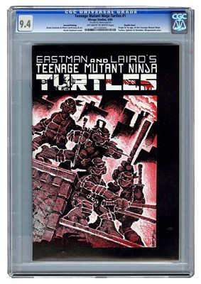 Teenage Mutant Ninja Turtles 1984 1 2nd Printing CGC 94 Rare Double Cover
