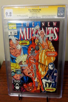 New Mutants 98  1st Deadpool  CGC 98 SS Edition VERY RARE  MINT White Pages 
