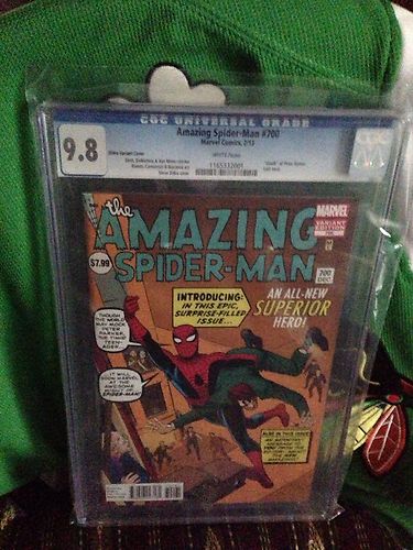 amazing spiderman 700 ditko Variant CGC 98 Nmmint Lee Ditko Marvel 1200