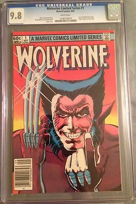 Wolverine Limited Series 1 1982 CGC 98 WP 1st solo Wolverine Yukio cameo Miller