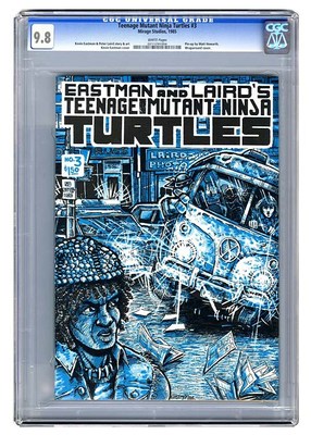Teenage Mutant Ninja Turtles 1985 3 1st Printing CGC 98 Highest Grade