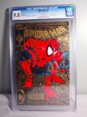 SpiderMan 1 Gold Edition Marvel Comics Todd McFarlane CGC 98