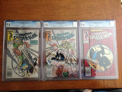 The Amazing SpiderMan 298 CGC 98 299 CGC 70 300 CGC 94 1st McFarlane 