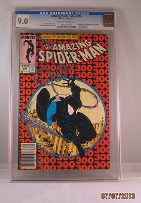 AMAZING SPIDERMAN 300 CGC 90 1988 Origin and 1st full Venom McFarlane