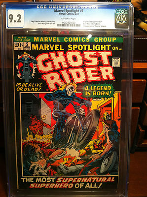 MARVEL SPOTLIGHT 5 1972  CGCGRADED 92  1ST GHOST RIDER  NO RESERVE