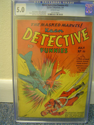 Keen Detective Funnies 22 CGC 50  