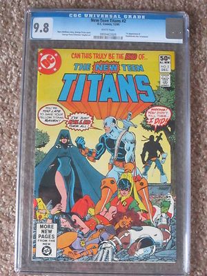 New Teen Titans 2 1st Appearance Of Deathstroke CGC 98 wWP