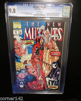 NEW MUTANTS 98 CGC 98 WHITE pages 1st appearance Deadpool MODERN AGE KEY