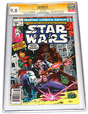 STAR WARS 7 CGC 98 SS SIGNATURE SERIES 2X WHITE PAGES SCARCE ONE OF A KIND