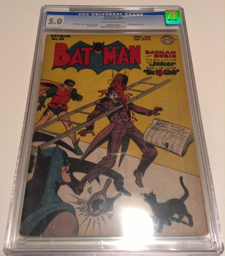 batman 40 cgc 50 universal blue label