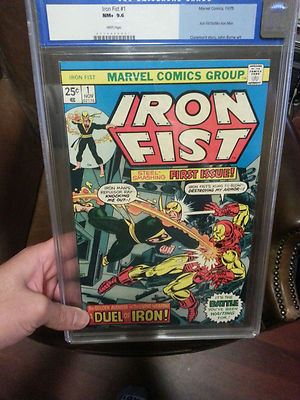 Iron Fist 1 CGC 96 WHITE Pages VS Iron Man 2nd highest copy