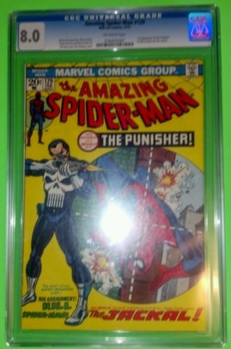 The Amazing SpiderMan 129 Feb 1974 Marvel cgc  80
