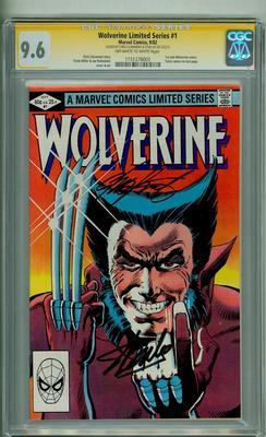 WOLVERINE LIMITED 1 CGC 96 SS STAN LEE CHRIS CLAREMONT SIGNATURE SERIES