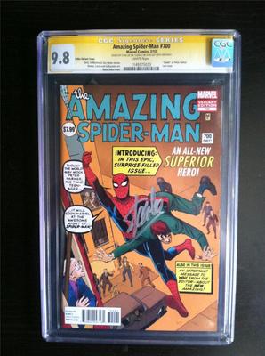 AMAZING SPIDERMAN 700 CGC 98 Signed STAN LEE 90th BIRTHDAY  Ditko Variant