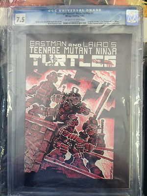 TEENAGE MUTANT NINJA TURTLES 1 CGC 75 1st Printing