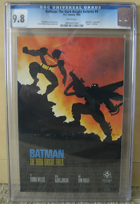 BATMAN The Dark Knight Returns 4 CGC 98 White Pages Frank Miller 1986