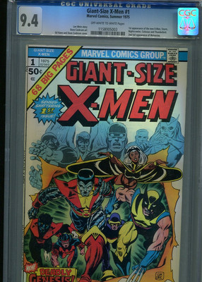 GIANT SIZE X MEN 1 CGC NM 94 ONE OWNER HOLY GRAIL WOW