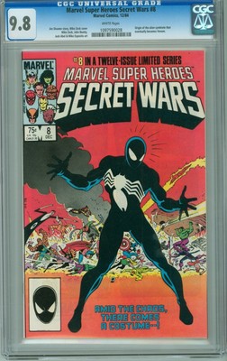 Marvel SuperHeroes Secret Wars 8 Dec1984 CGC NWM WP SPIDERMAN 