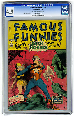 Famous Funnies 211 CGC 45 Buck Rogers Frazetta Eastern Color Golden Age Comic