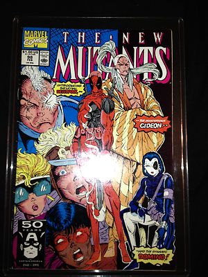 NEW MUTANTS 98 VF WHITE PAGES 1st DEADPOOL APPEARANCE Liefeld CGC IT