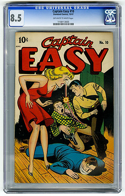 Captain Easy 10 11 12 13 14 CGC Standard Golden Age Comic Good Girl Schomburg