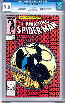 Amazing SpiderMan 300 CGC 96 W 1st Venom McFarlane