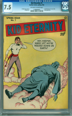Kid Eternity 1 CGC 75 VF OWW Quality Comics 1st appearance in own Title