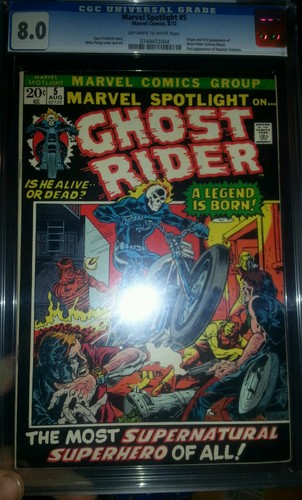 Marvel Spotlight 5 1st Ghost Rider 1972 CGC 80