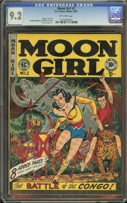MOON GIRL 2 CGC 92 1947 MOLDOFF CRAIG FREE SHIPPING